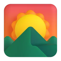 Sunrise over mountains