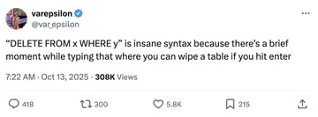 The Database Russian Roulette