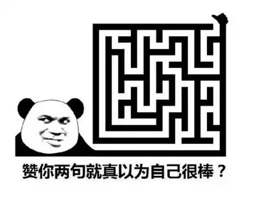 赞你两句就真以为自己很棒？