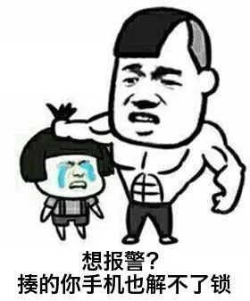 想报警？-揍的你手机也解不了锁