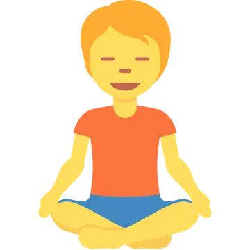 Person in lotus position