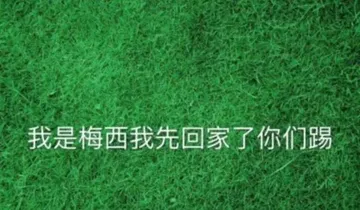 我是梅西，我先回家了你们踢