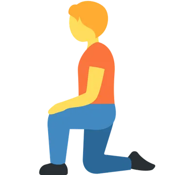 Person kneeling