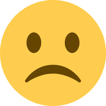 Frowning face