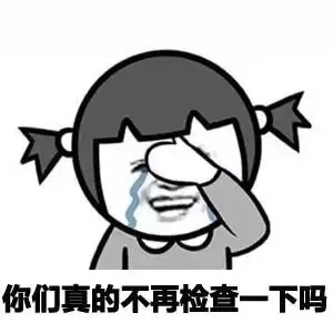 你们真的不再检查一下吗？