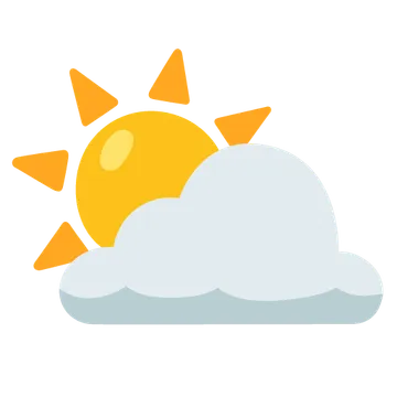 Sun behind cloud