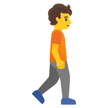 Person walking facing right