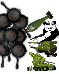 平底锅对抗武器