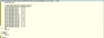 On A Bootloader Where I Was Too Lazy To Implement A String Printing Function