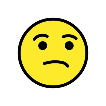 Unamused face