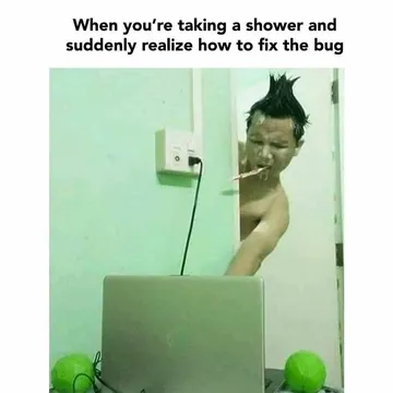 The Shower Debugging Phenomenon