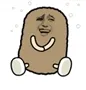 坐地上捂肚子笑