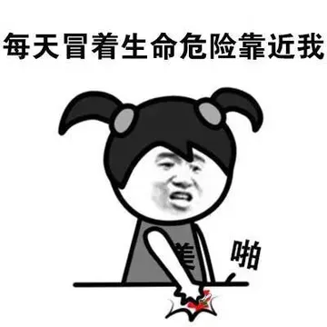 每天冒着生命危险靠近我