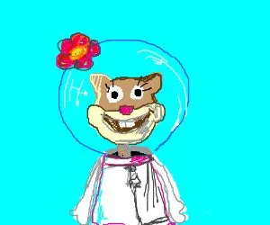 Spongebob Sandy Cheeks bad drawing