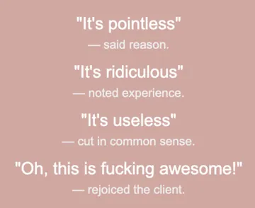 Common Sense Vs The Client