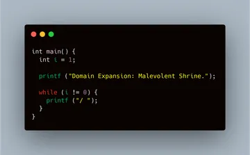 Domain Expansion: Malevolent Shrine