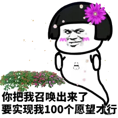 你把我召唤出来了要实现我100个愿望水