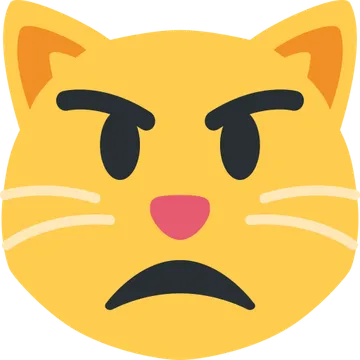 Pouting cat