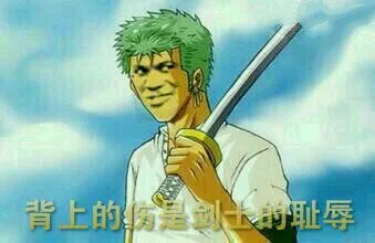 海贼王卓洛:背上的伤是剑士的耻辱