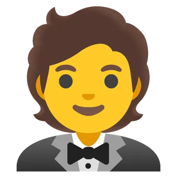 Person in tuxedo