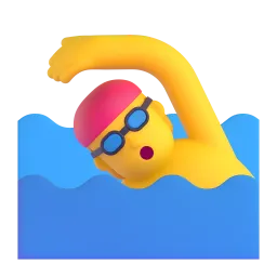 Person swimming