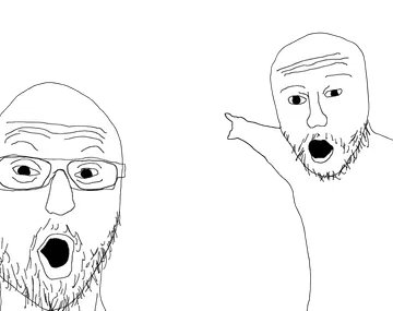 Two Soyjacks Transparent