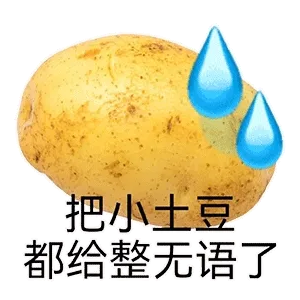 把小土豆都给整无语了