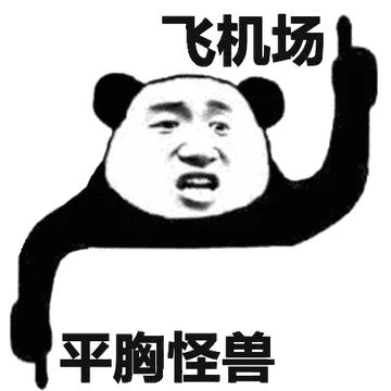 飞机场，平胸怪兽