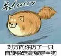 对方向你奶了一只自旋稳定高爆穿甲狗
