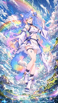 Gemini-4-Argon 彩虹猫娘