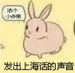 发出上海话的声音（浓个小赤佬）
