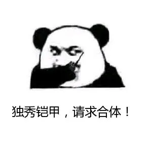 独秀铠甲.请求合体!