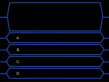 Who Wants To Be A Millionaire Question