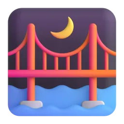 Bridge at night