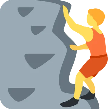 Person climbing