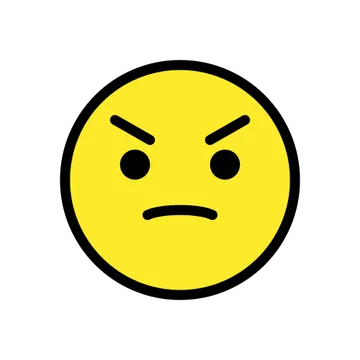 Angry face