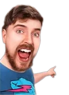 Mr. Beast pointing