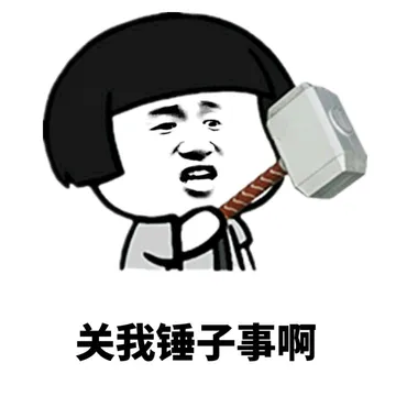 关我锤子事啊