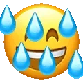 (小黄豆滴汗表情包)