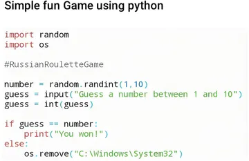 Russian Roulette But Make It Python