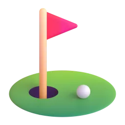 Flag in hole