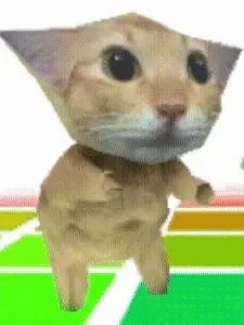 复古小猫gif表情包（12张阿米噶蒂朵喵喵表情包）