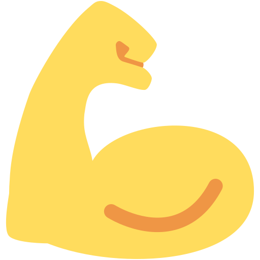 Flexed biceps