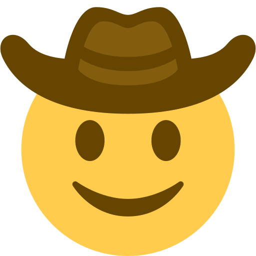 Cowboy hat face