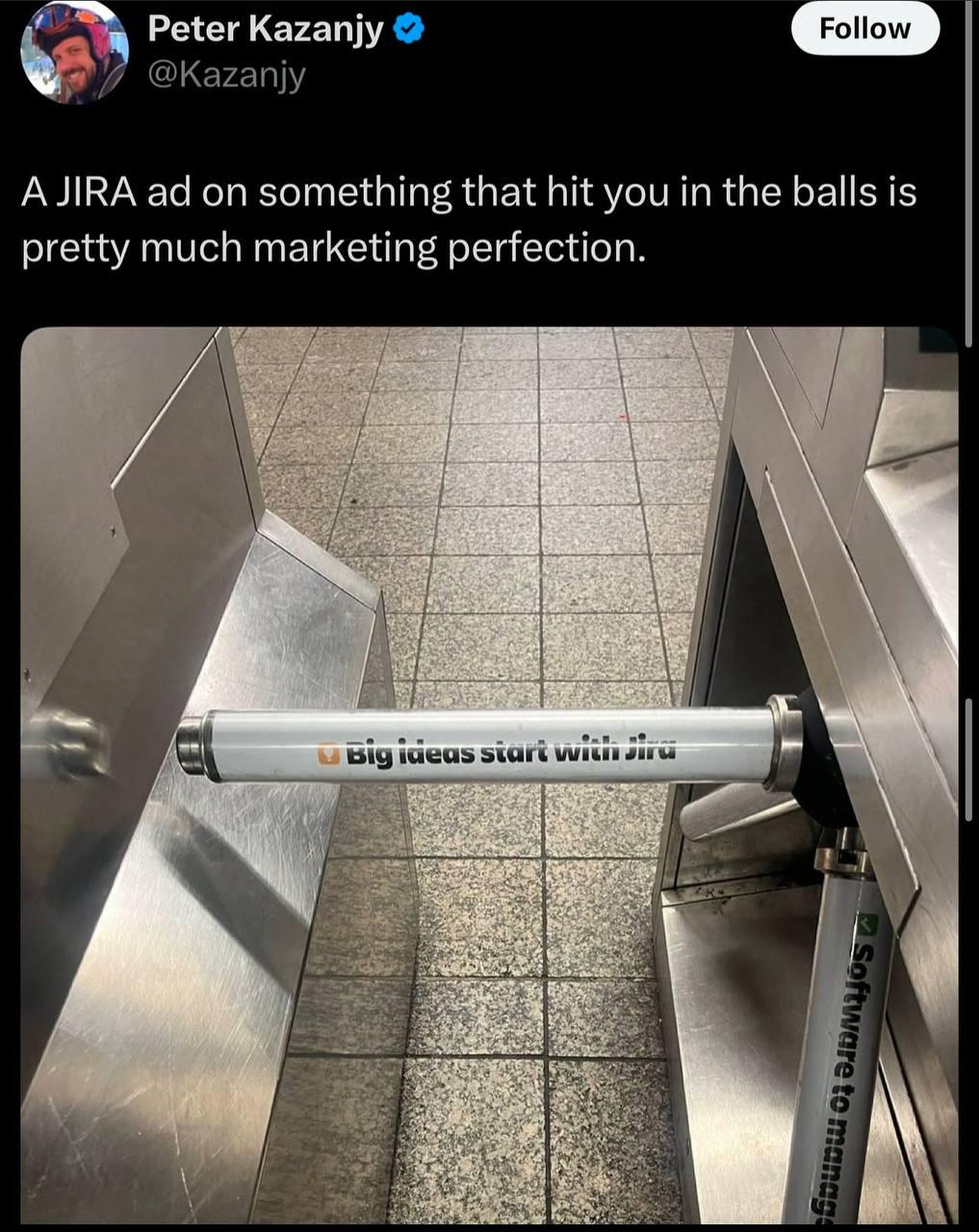 Jira: Literally A Stopper