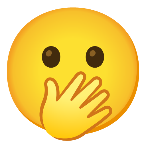 睁眼捂嘴