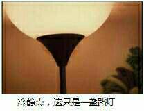 冷静点,这只是一盏路灯