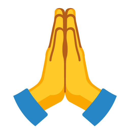 Folded hands