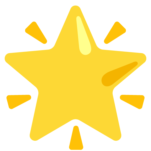 Glowing star