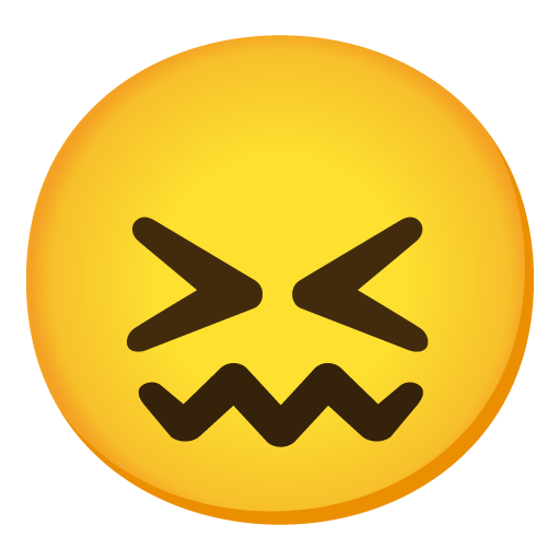 Confounded face